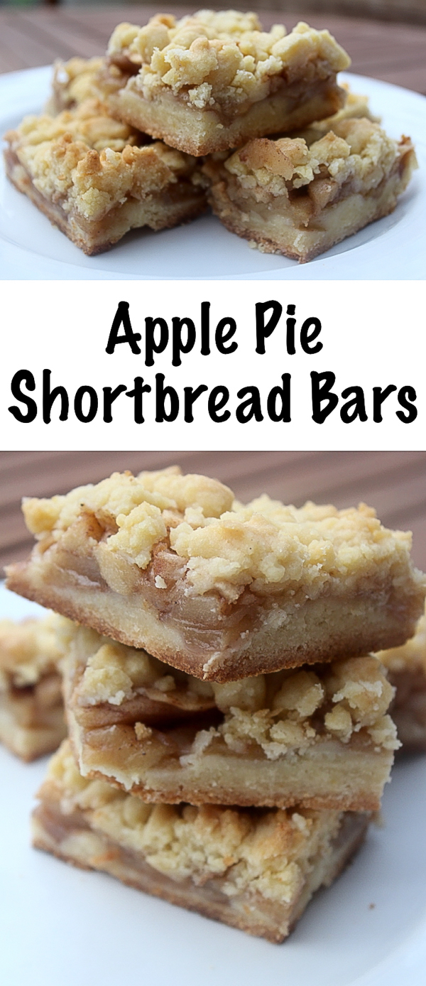 Apple Pie Shortbread Bars