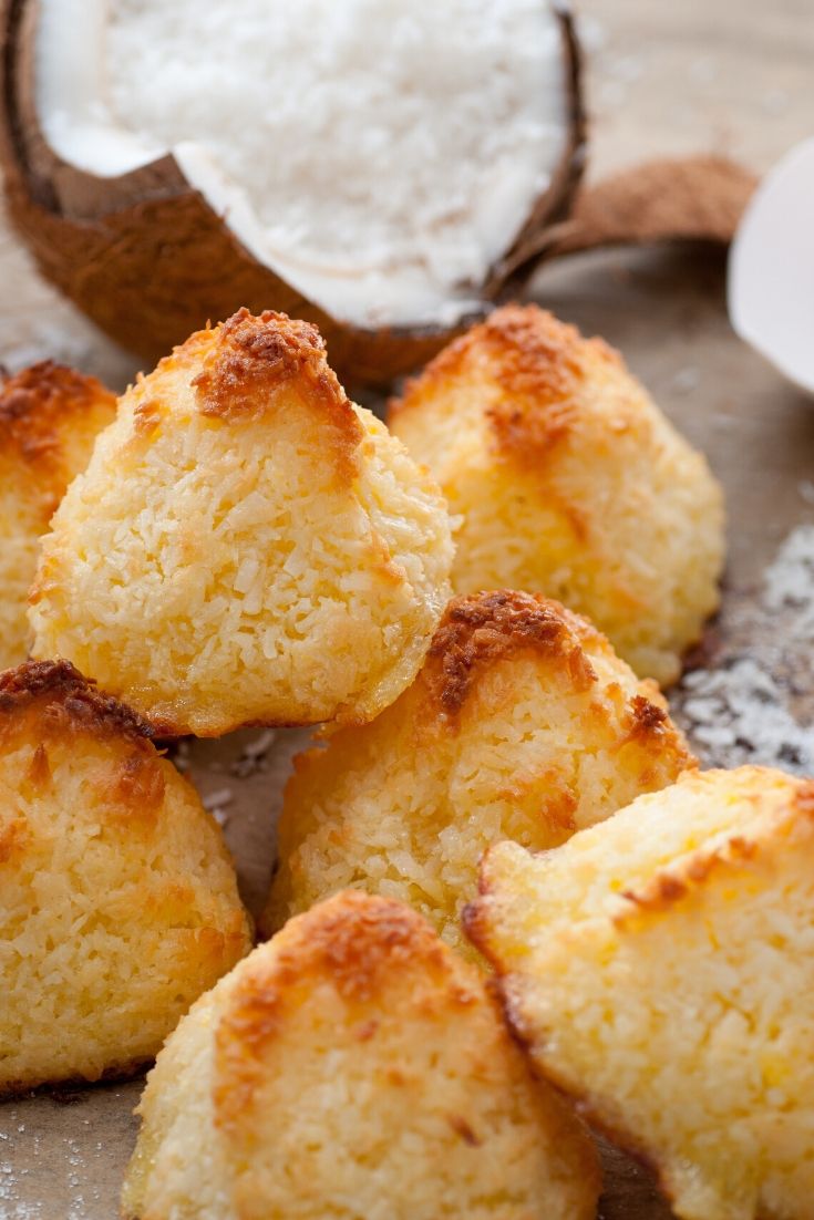  Los macarrones de coco son una popular galleta navideña noruega