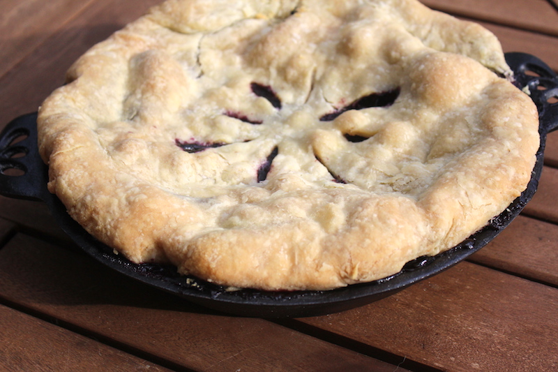 Homemade Blueberry Pie