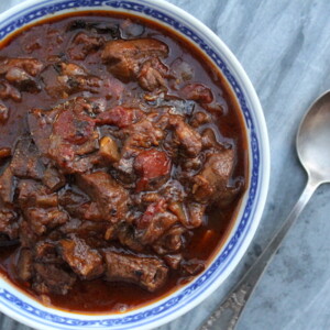 Lebanese Lamb Eggplant Stew