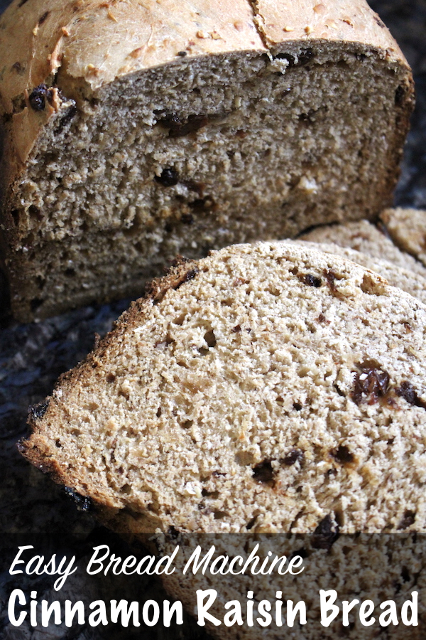 Gluten Free Cinnamon Raisin Bread {Bread Machine Option} - Zest for Baking