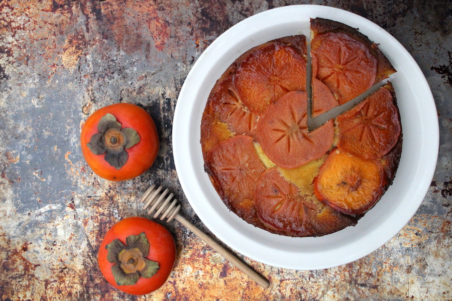 Persimmon Upside Down Cake