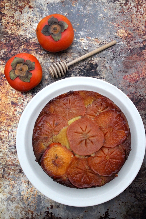 Persimmon Upside Down Cake