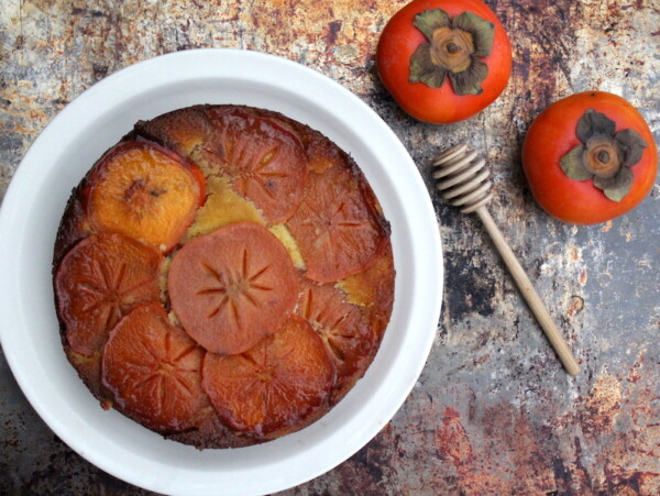 Persimmon Upside Down Cake