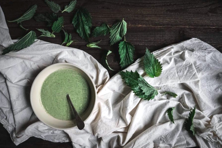 Potato, Leek and Nettle Soup