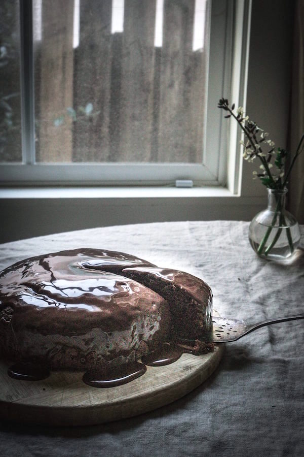 Double Chocolate Beetroot Cake [dairy-free & vegan] - The Simple Green