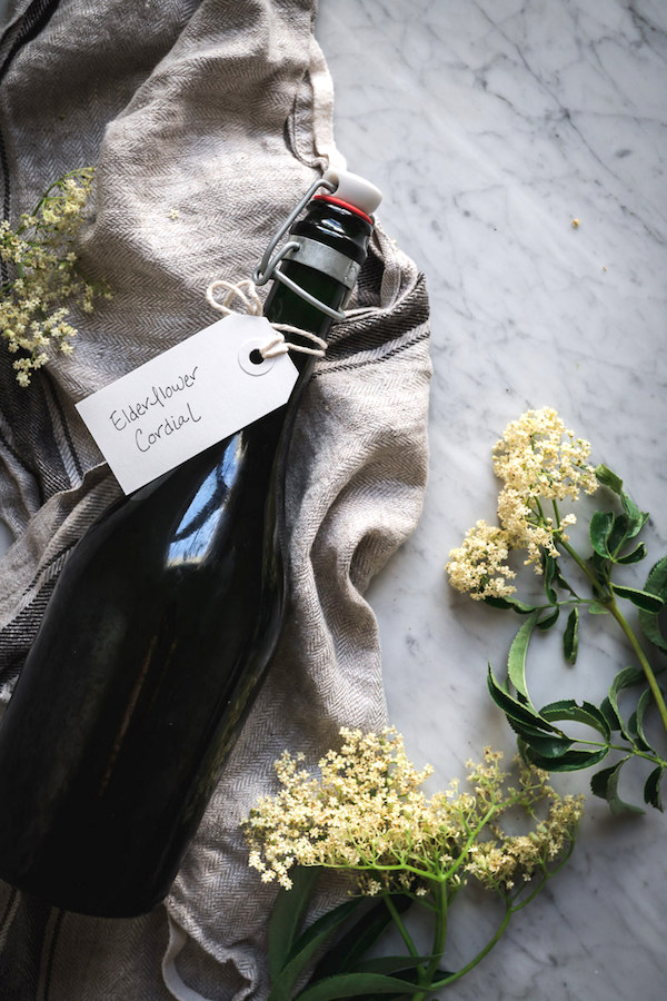 Homemade Elderflower Cordial