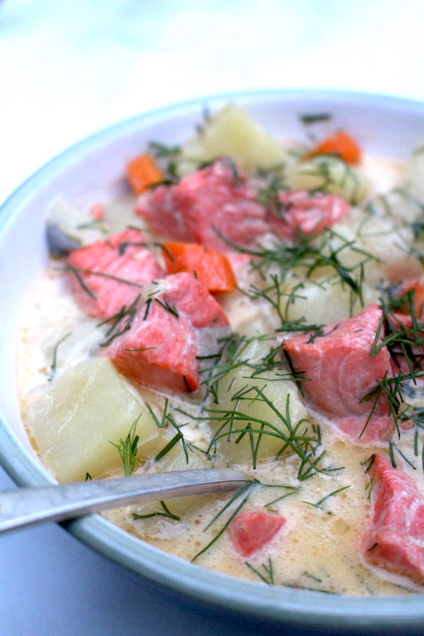 Finnish Salmon Soup – Lohikeitto