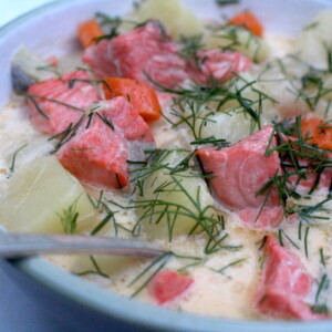 Lohikeitto ~ Finnish Salmon Soup