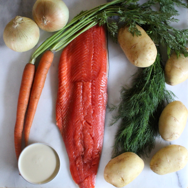 Finnish Salmon Soup Ingredients