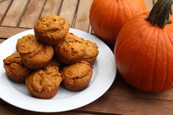 Pumpkin Almond Butter Muffins