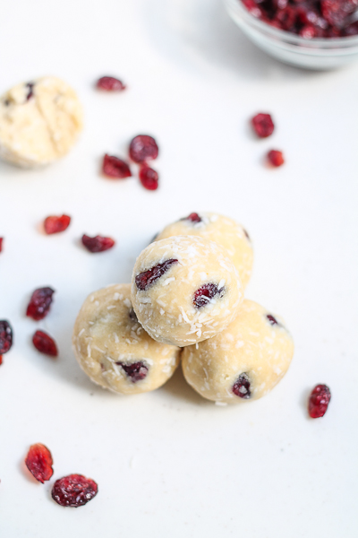 Cranberry Coconut Energy Balls