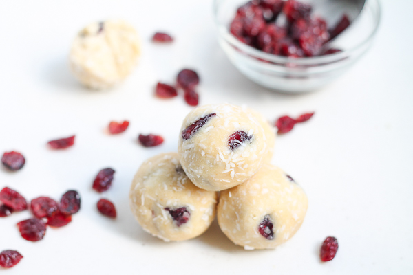 Cranberry Coconut Energy Balls