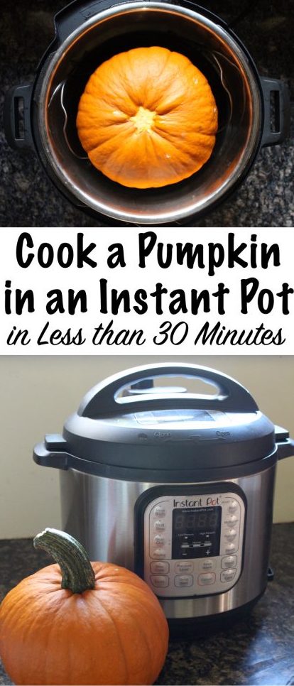 How to Cook a Pumpkin in an Instant Pot #pumpkin #puree #recipes #howtomake #squash #homemade #pie #easy #instantpot #pressurecooker #instantpotrecipes