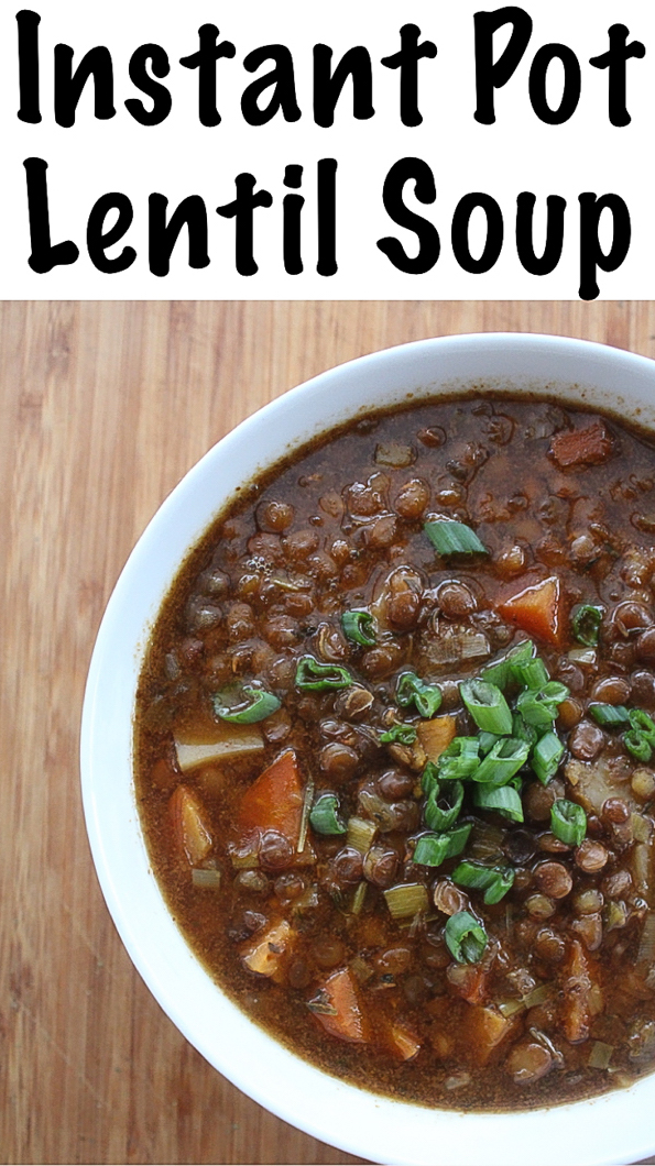 Instant Pot Lentil Soup Recipe #lentilsoup #lentils #souprecipes #instantpot #instantpotrecipes #instantpotrecipe #pressurecookerrecipes