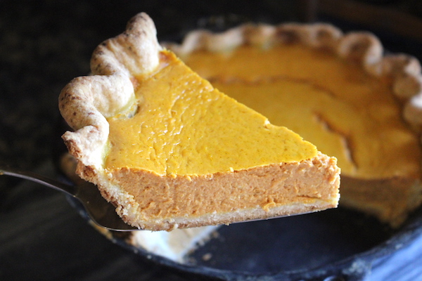 no condensed milk pumpkin pie