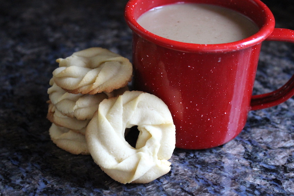 Coffee Flavored Danish Butter Cookies