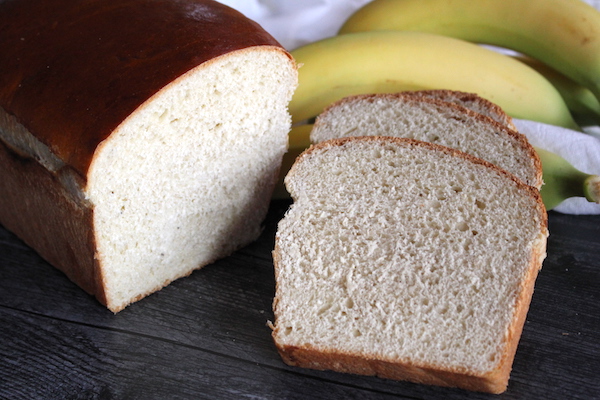 Yeasted Banana Bread for Sandwiches