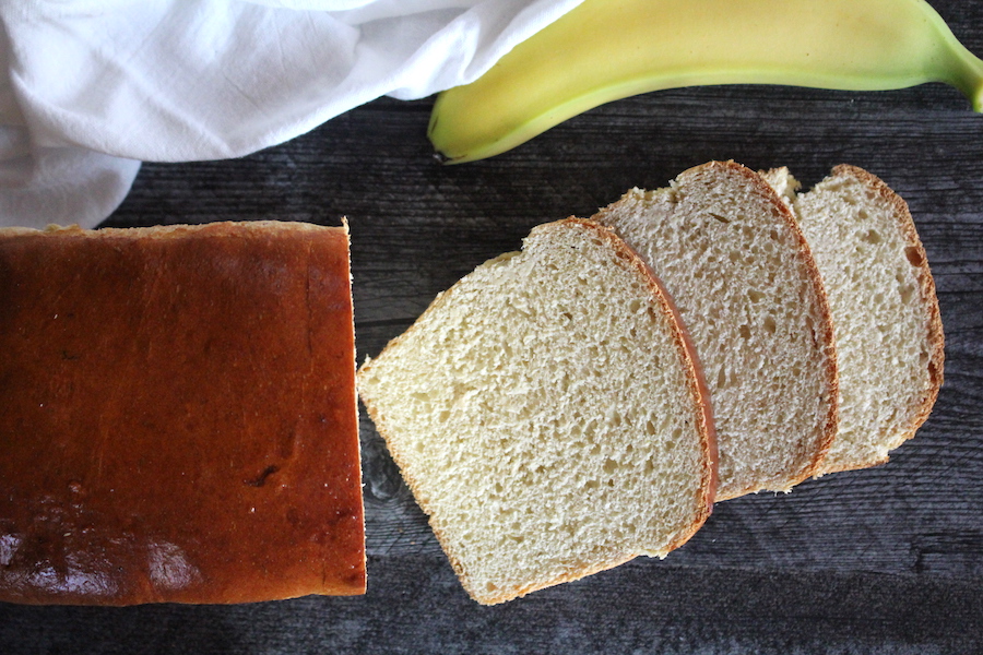 Homemade Yeasted Banana Bread