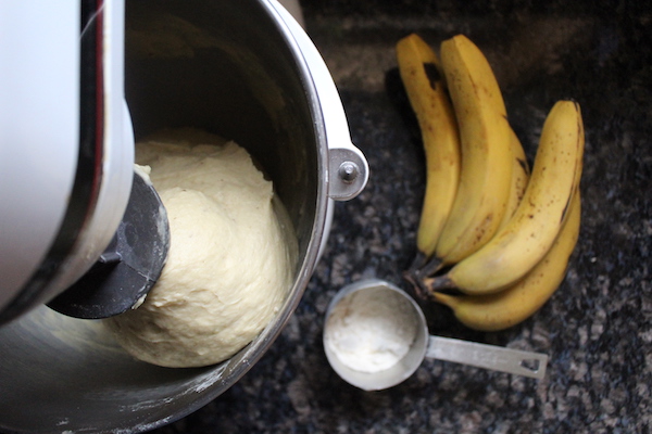 Yeasted Banana Bread Dough