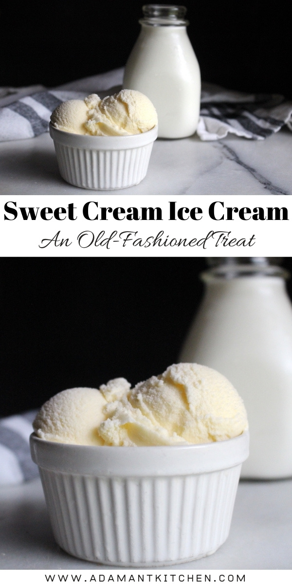 Homemade Sweet Cream Ice Cream