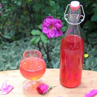 Homemade Rose Cordial