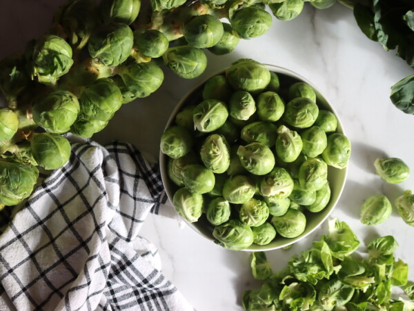 Preparing Brussels Sprouts