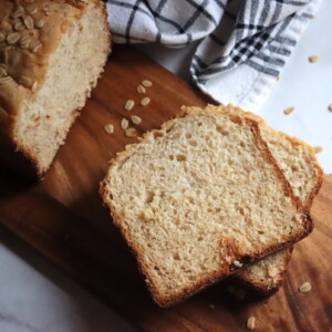 Bread Machine Buttermilk Maple Oat Bread