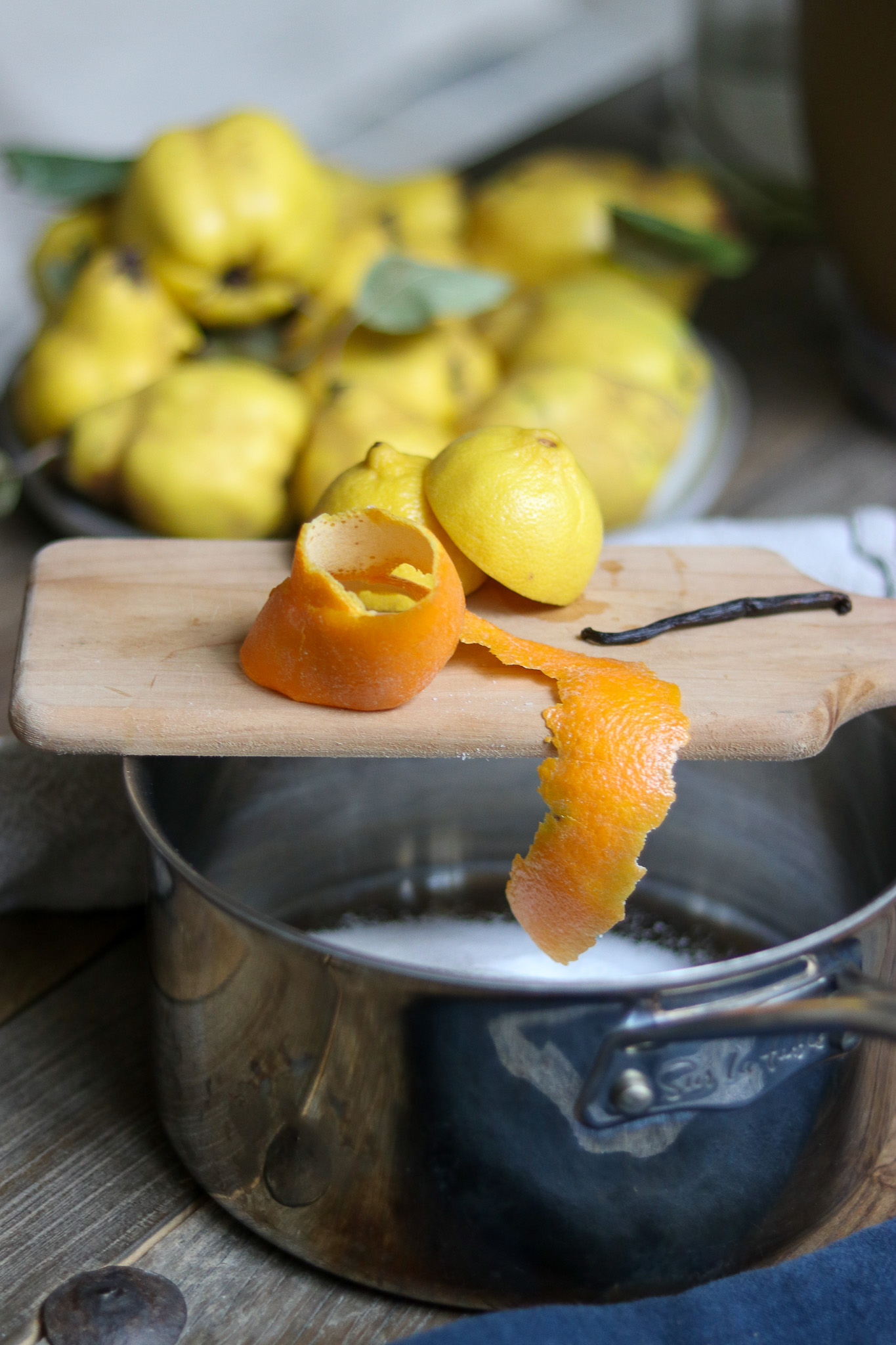 Ingredients for Poaching Quince