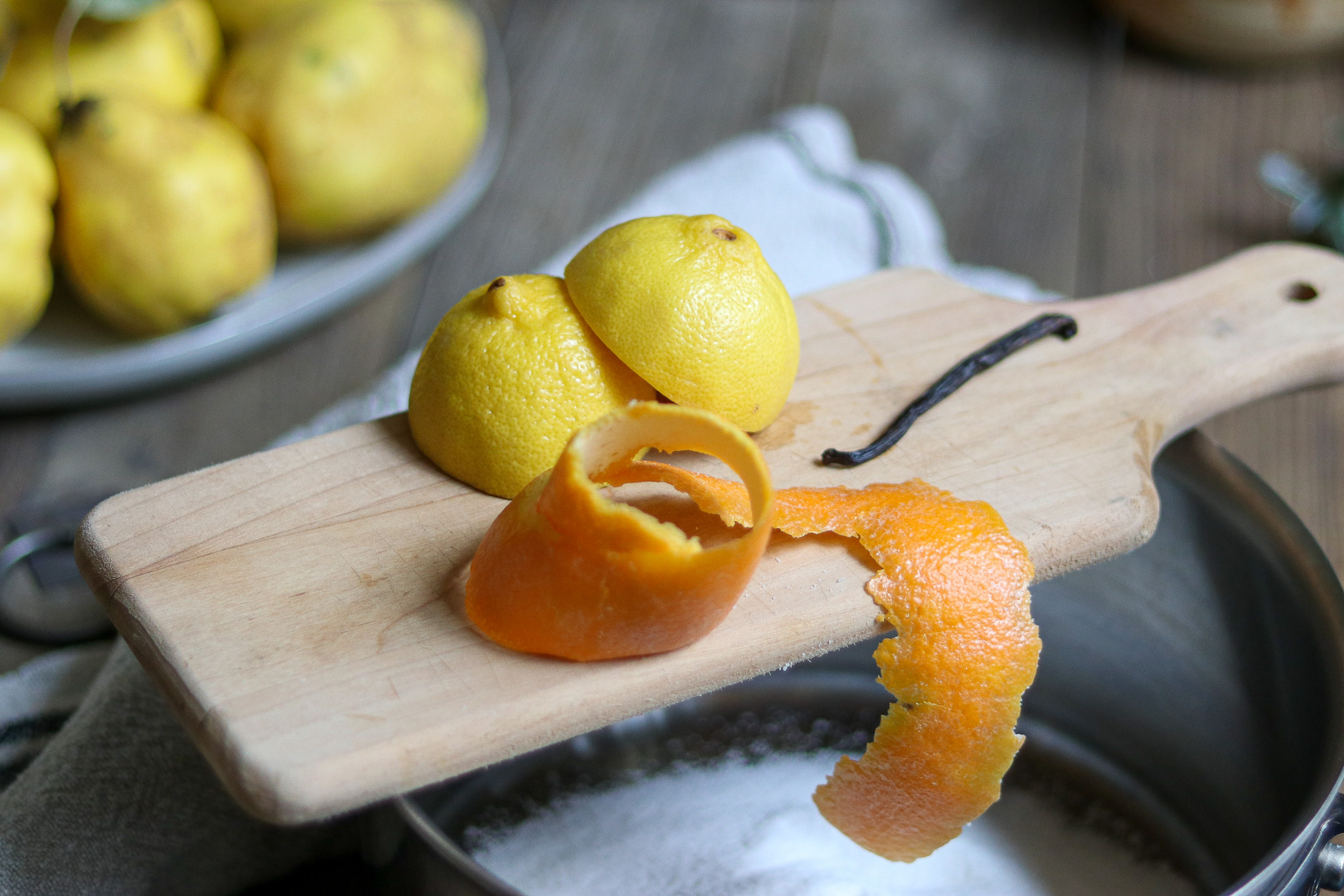 Ingredients for Poaching Quince