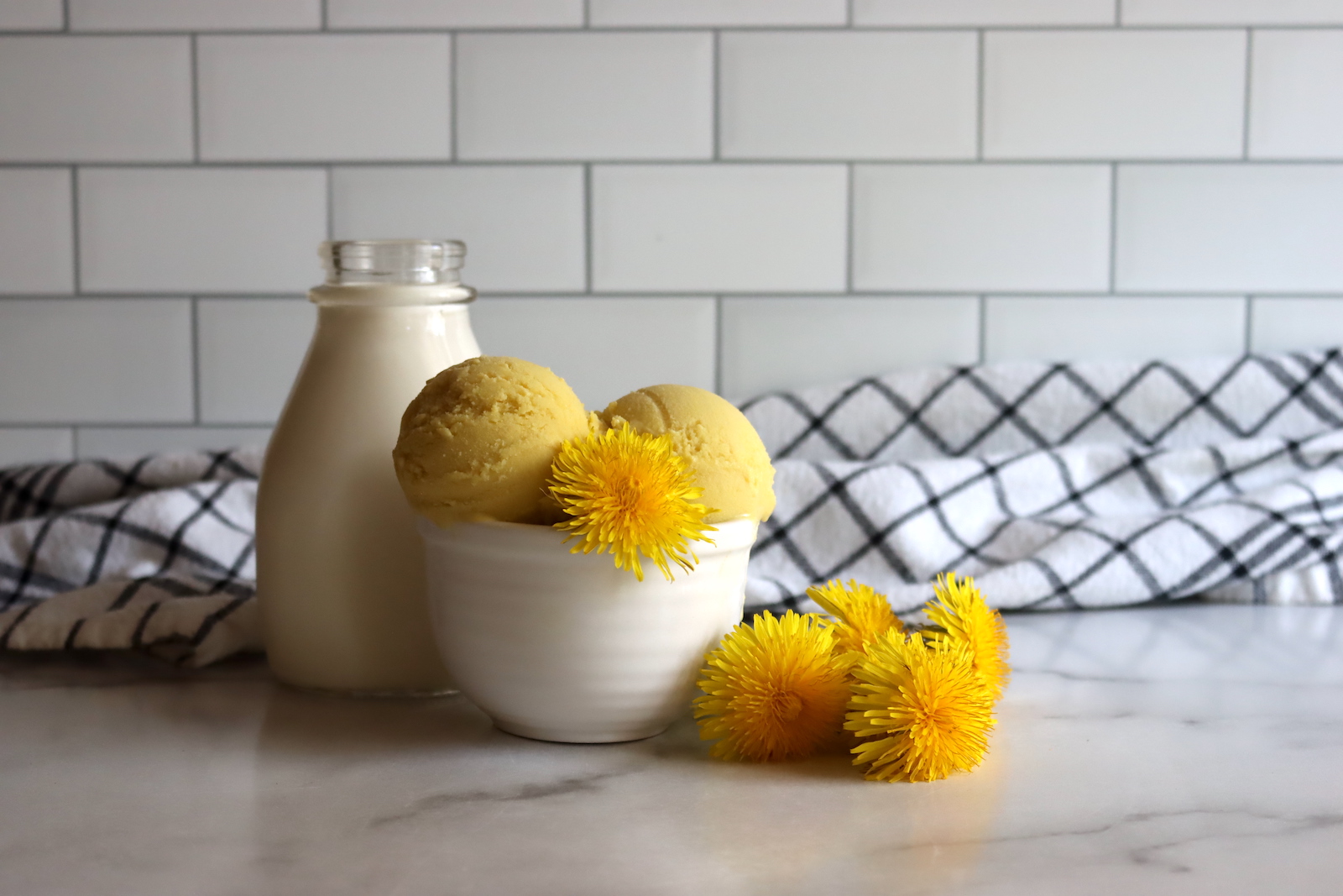 Dandelion Ice Cream