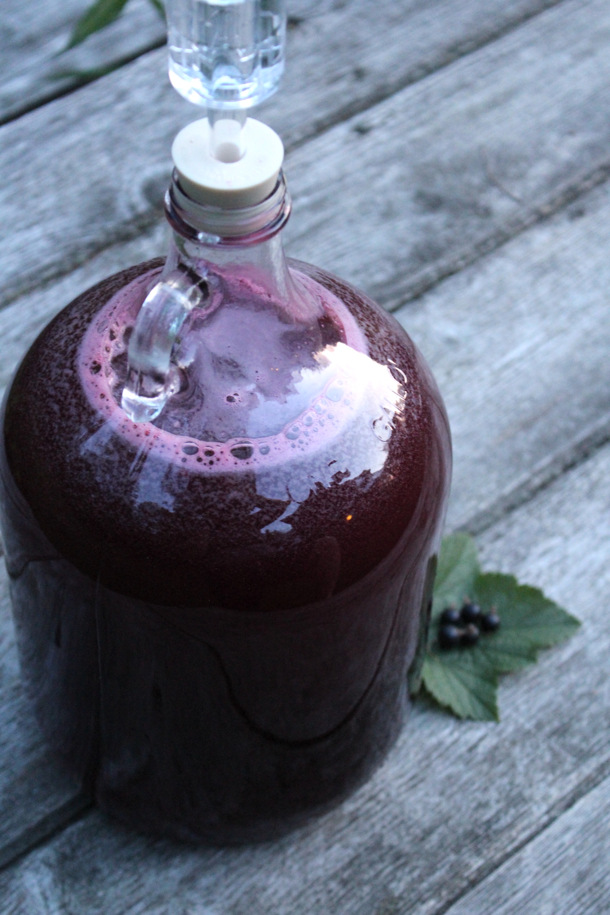 Blackcurrant wine