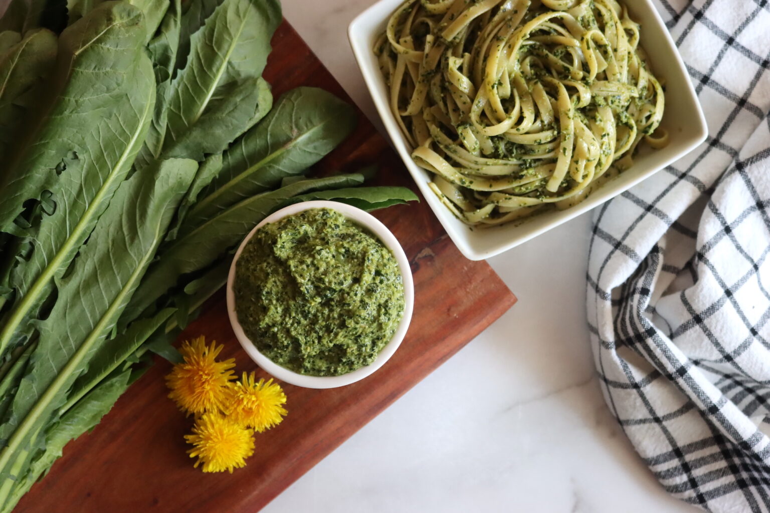 Dandelion Greens Pesto Adamant Kitchen