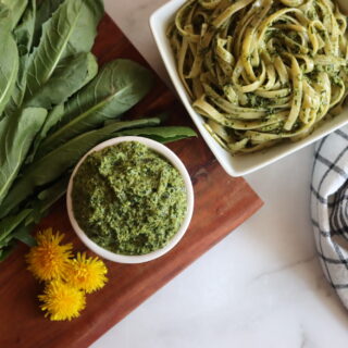 Dandelion Greens Pesto