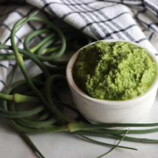 Garlic Scape Pesto