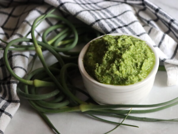 Garlic Scape Pesto