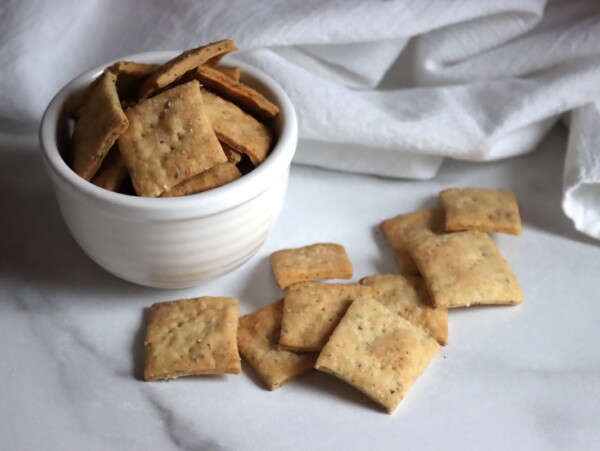 Sourdough Discard Crackers Cheese Herb