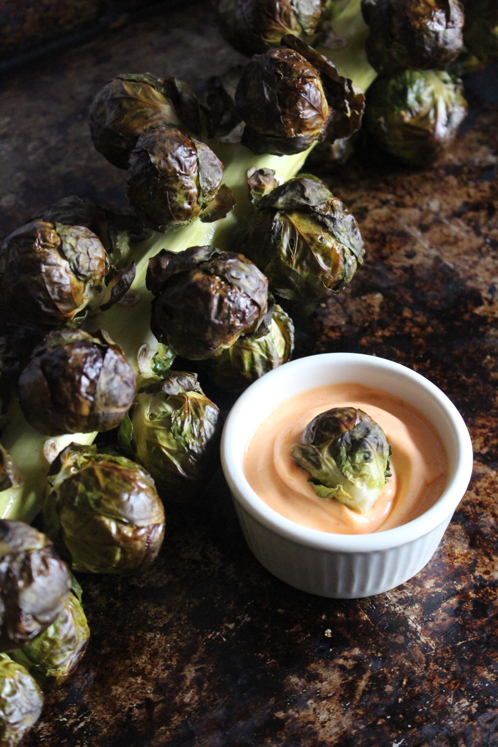 Brussels Sprouts on the Stalk