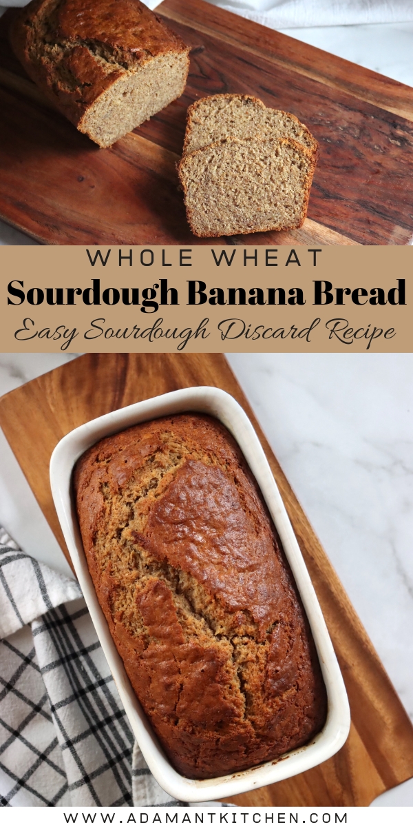 Whole Wheat Sourdough Banana Bread