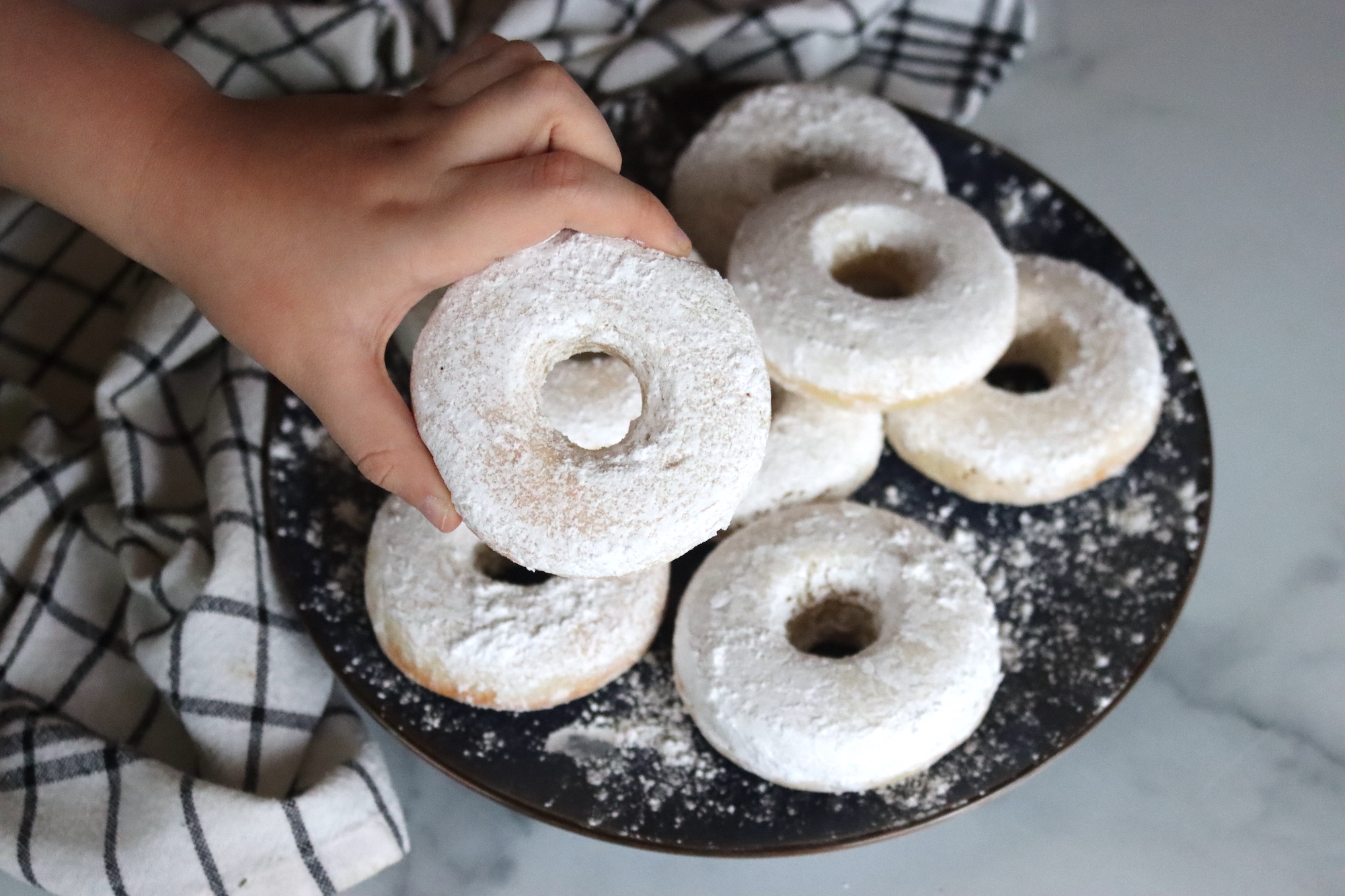 Baked Sourdough Donuts