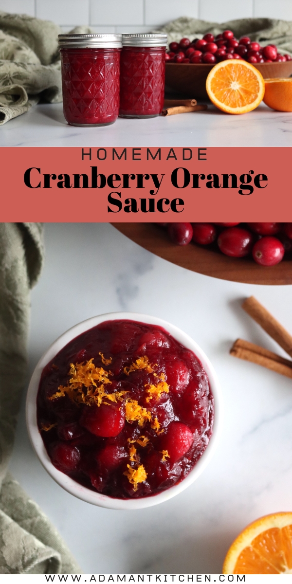 Homemade Cranberry Orange Sauce