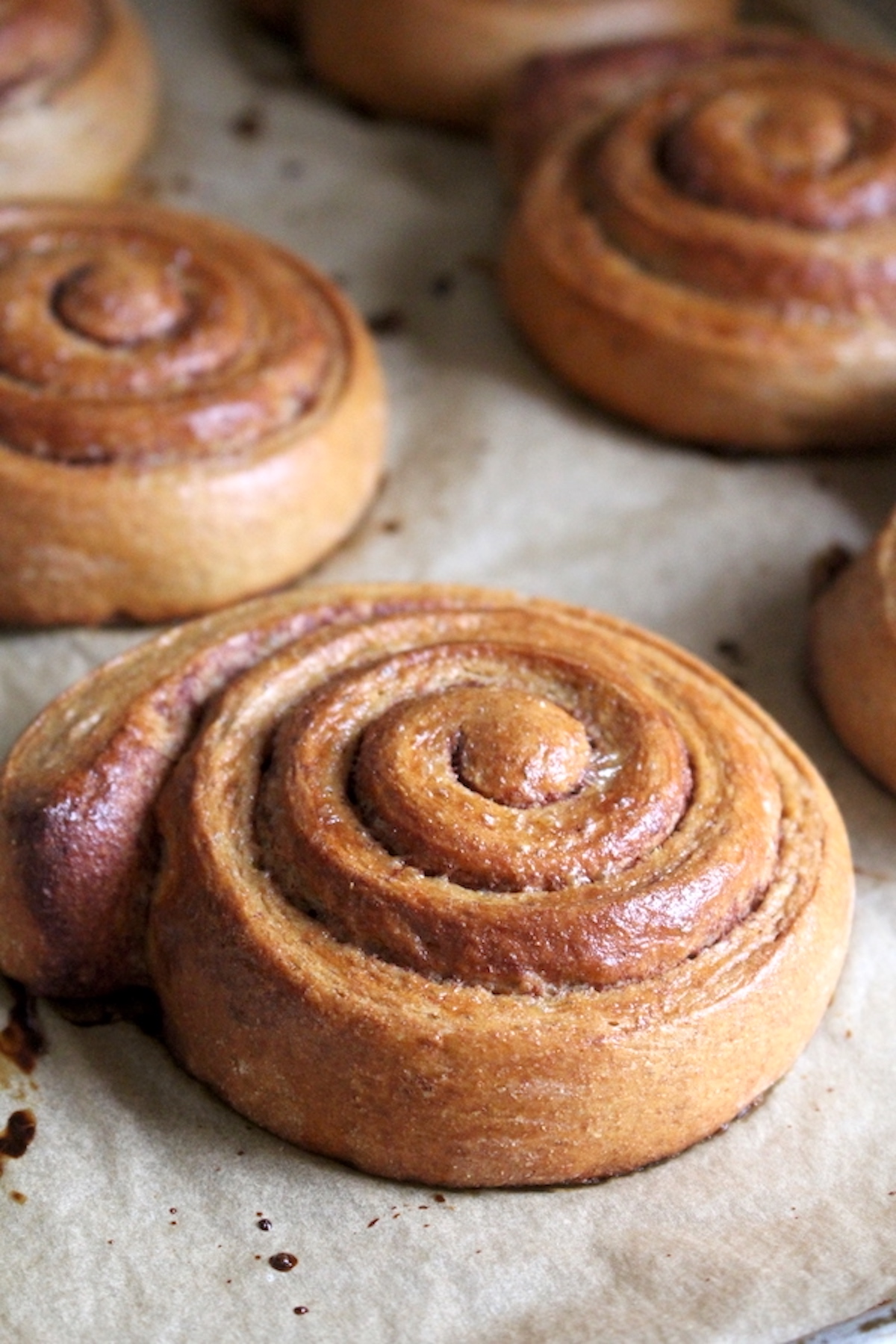 Whole wheat cinnamon rolls