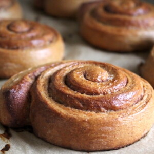 whole wheat cinnamon rolls