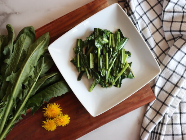 Cooked Dandelion Greens