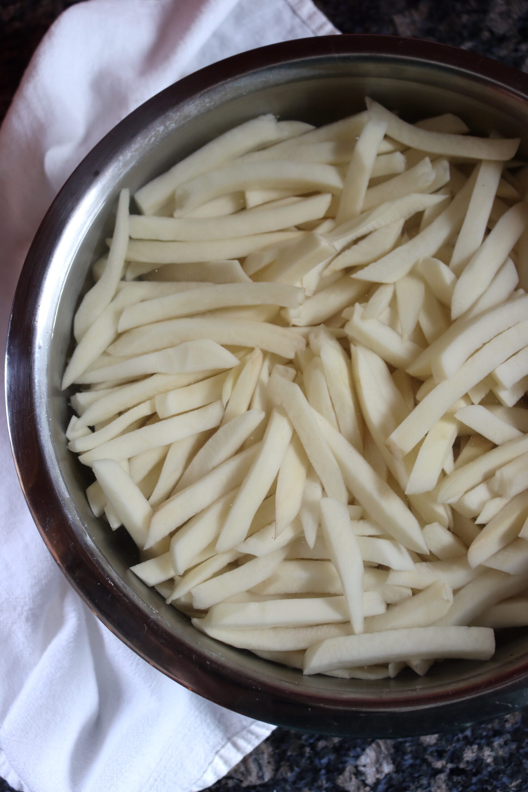 Soaking Fries