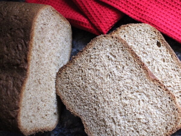 Whole Wheat Bread Machine Bread